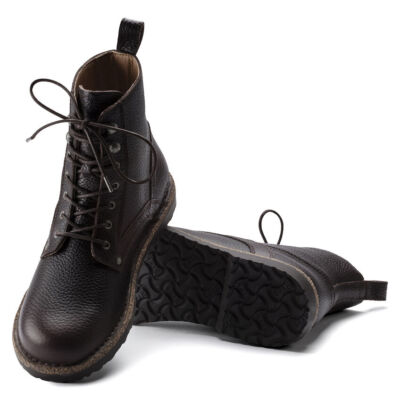 Pre-owned Birkenstock Bryson Ginger Men's Combat Boots Leather With Laces Normal Width