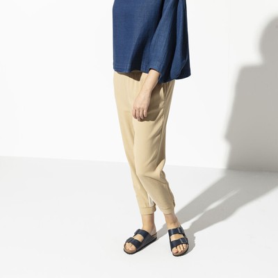 Pre-owned Birkenstock Unisex Arizona Soft Footbed Blue Oiled Nubuck Leather (regular Width