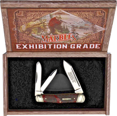 Marbles Whittler pocket knife Limited Edition Checkered bone Exhibition Grade