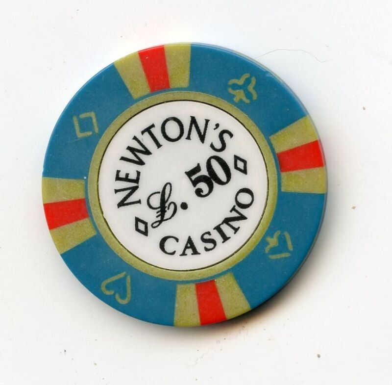 .50 Chip from the Newtons Casino Torquay United Kingdom