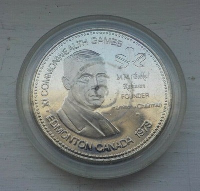 Percy Williams 1930 Gold Medalist 1978 Edmonton Commonwealth Games Medallion