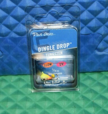 Clam Dave Genz Dingle Drop Tungsten Drop Series 1/16 12 Hook 5mm DROPD12