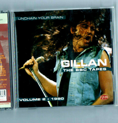 Gillan The BBC Tapes Volume 2 Unchain Your Brain 1980 Rare Import CD Deep Purple