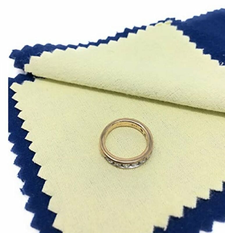 Jewelry Cleaning Polishing Cloth Instant Shine & Protects Gold Silver Brass