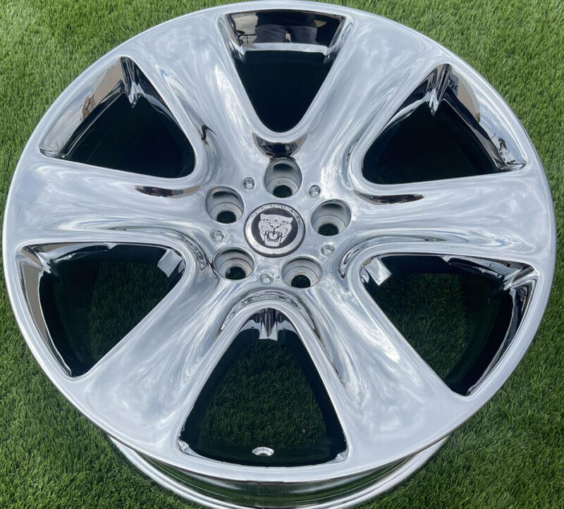 4- New Chrome 18" Jaguar Xf "cygnus" Oem Wheels Rims 59836