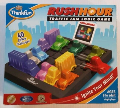 ''Rush Hour Traffic Jam'' Logic Game by Thinkfun 2010 Great Puzzle Game ''NEW''