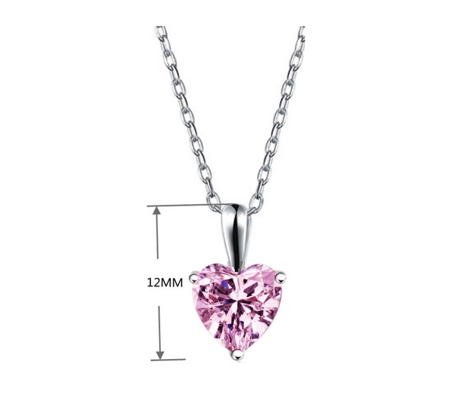 TATIANA☆[SILVER925] Twinkling Cubic Heart Necklace MUSINSA | TATIANA (SILVER925) Twinkling Cubic Heart Necklace