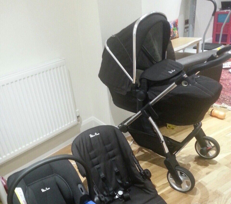 Silver cross wayfarer/pioneer 3 in 1 FULL TRAVEL SYSTEM pram pushchair