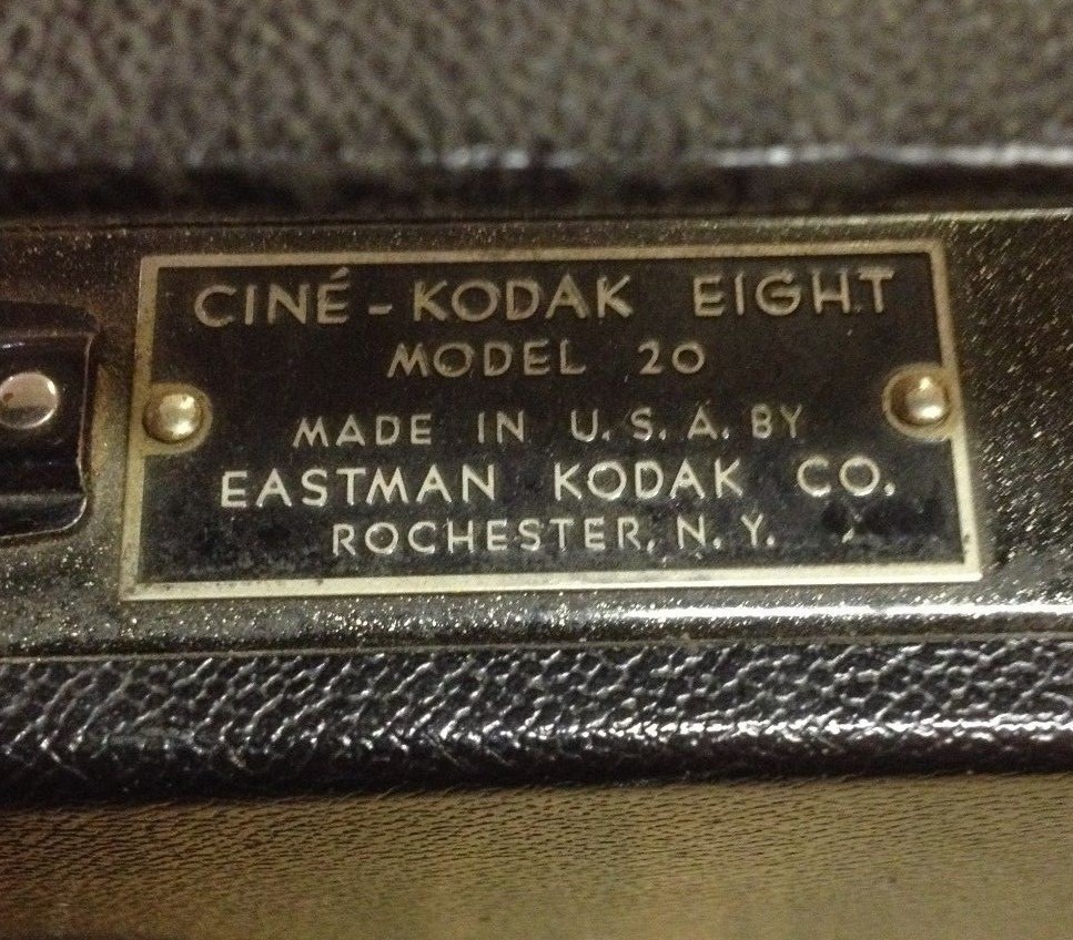 Vintage Cine-Kodak Eight Model 20 Movie Camera