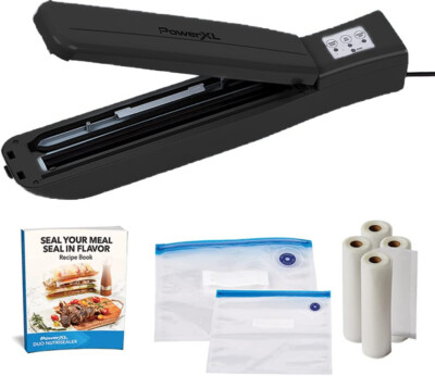 PowerXL Duo NutriSealer Food Vacuum Sealer Machine with Vacuum Seal Bags