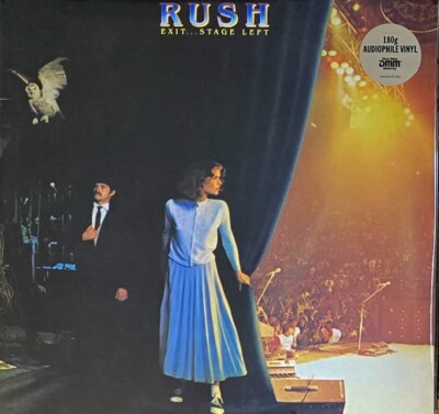 RUSH EXIT STAGE LEFT - 180-GRAM VINYL 2-LP SET '' NEW, SEALED ''