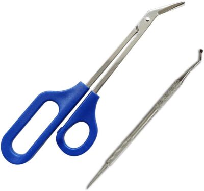 Long Handle Toenail Scissors for Adult Seniors & Easy Reach Long Handled Clipper