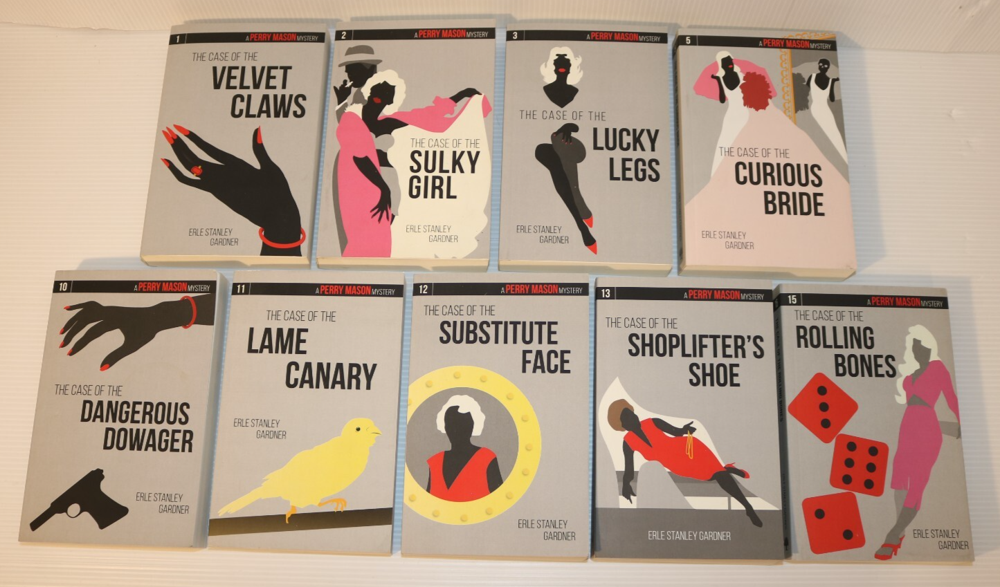 Lot of 9 Perry Mason Ankerwycke Press Collection Erle