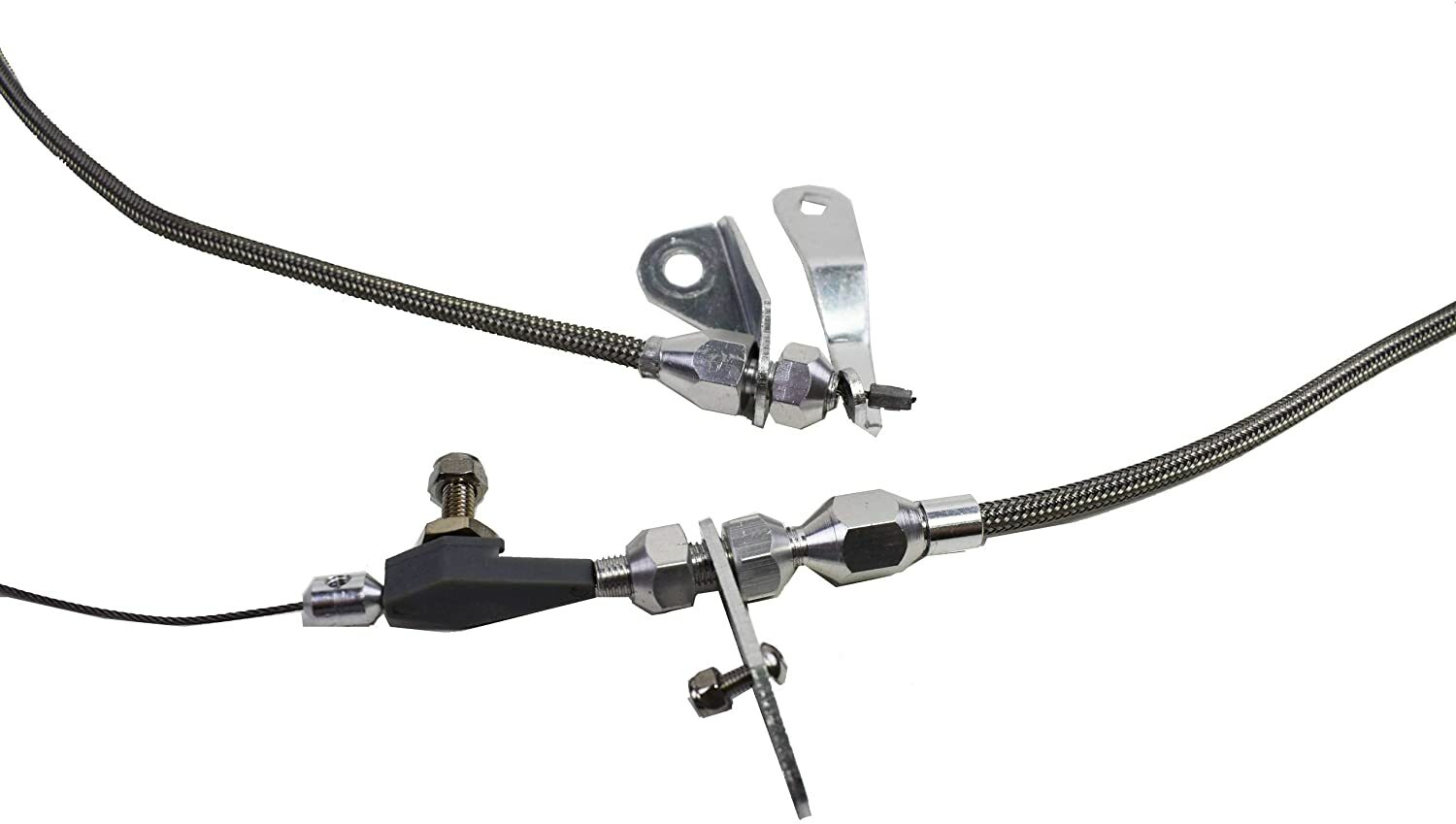 Ford C6 Stainless Steel Transmission Kick Down Cable F150 F250 F350