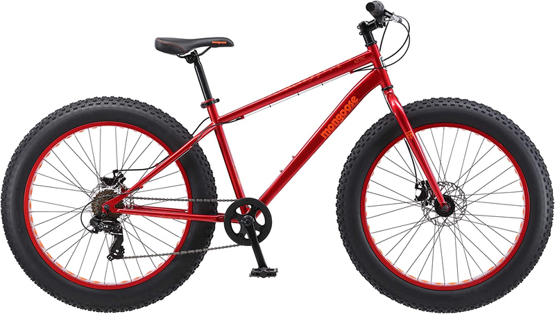 Aztec Mens and Womens Fat Tire Bike, 18-Inch Steel Frame, 26-Inch Wheels, 4-Inch