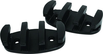 Attwood 11926-7 Zip Zag Rope Cleat 3-1/2'' Black Nylon-Pr
