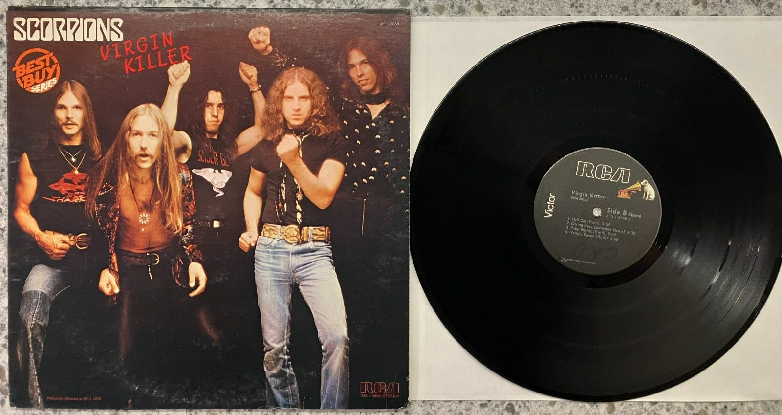 Scorpions – Virgin Killer : 1977 BEST BUY SERIES VG+ | eBay