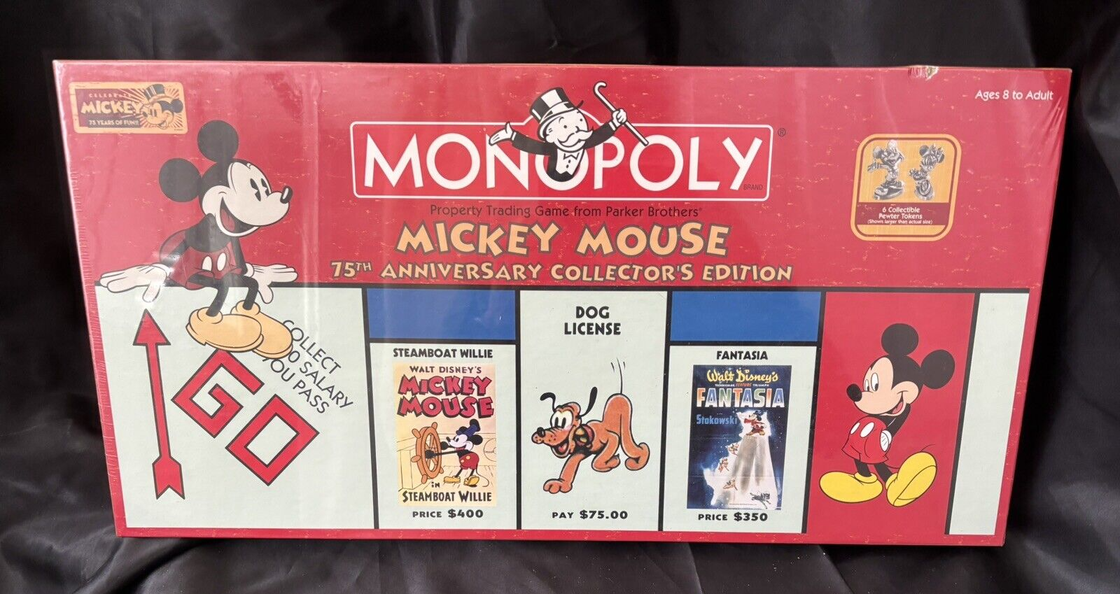 Disney Monopoly Mickey Mouse 75th Anniversary Collector's