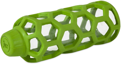 JW Pet Hol-ee Bottle Dog Chew Puzzle Toy for Dogs Green, Med