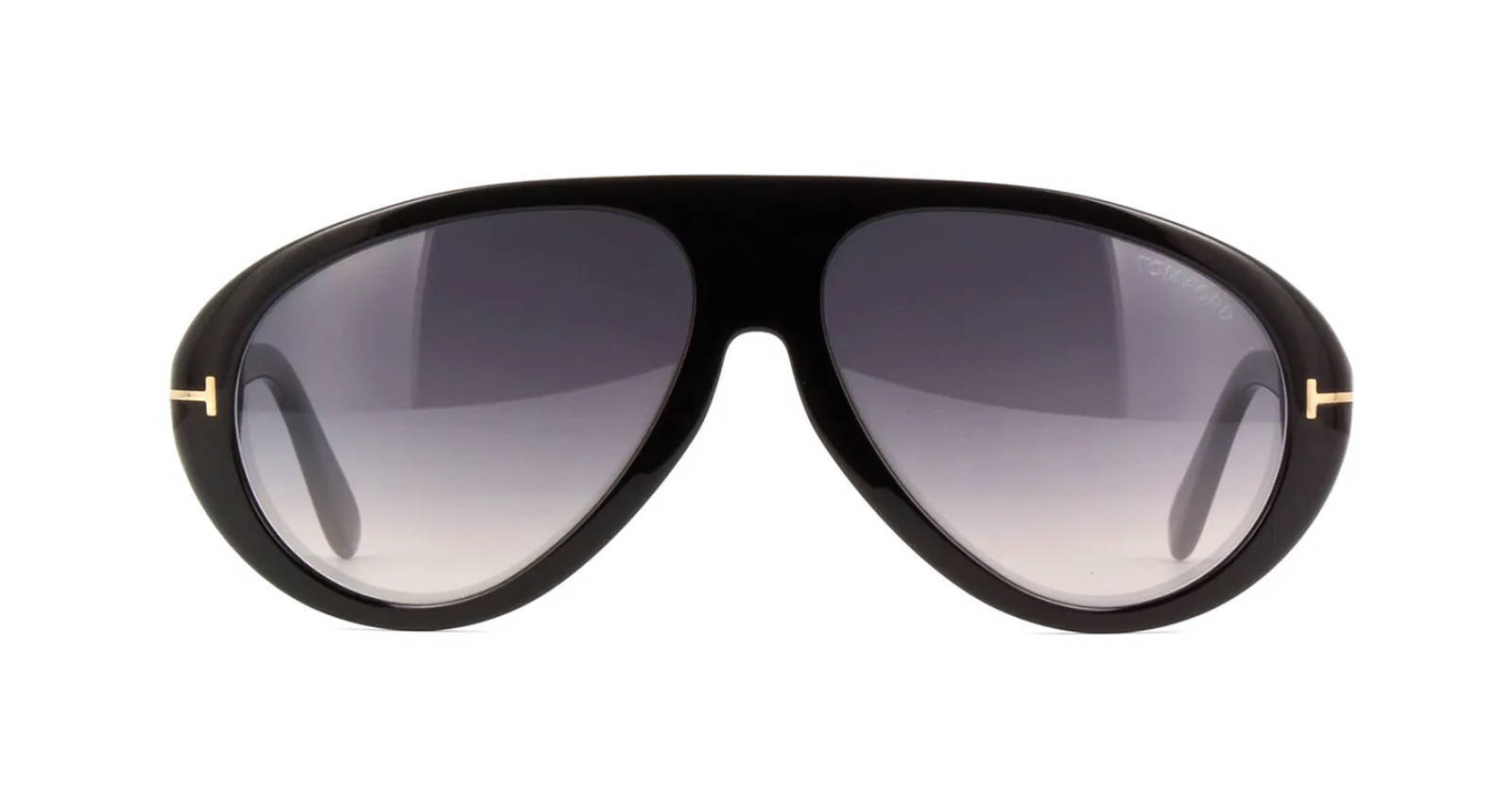 Pre-owned Tom Ford Camillo-02 Ft 0988 Shiny Black/grey Shaded (01b) Sunglasses