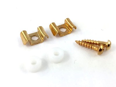 Guitar String Trees Chrome,Gold or Black Vintage Butterfly style strat//tele etc