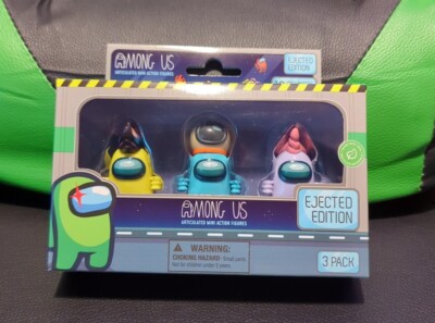 Among Us 3 Pack Mini Figures Ejected Edition (Brand New!!) 2023 Toikido