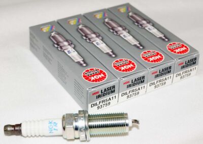 4 Pack Genuine NGK 93759 Laser Iridium Spark Plug DILFR5A11