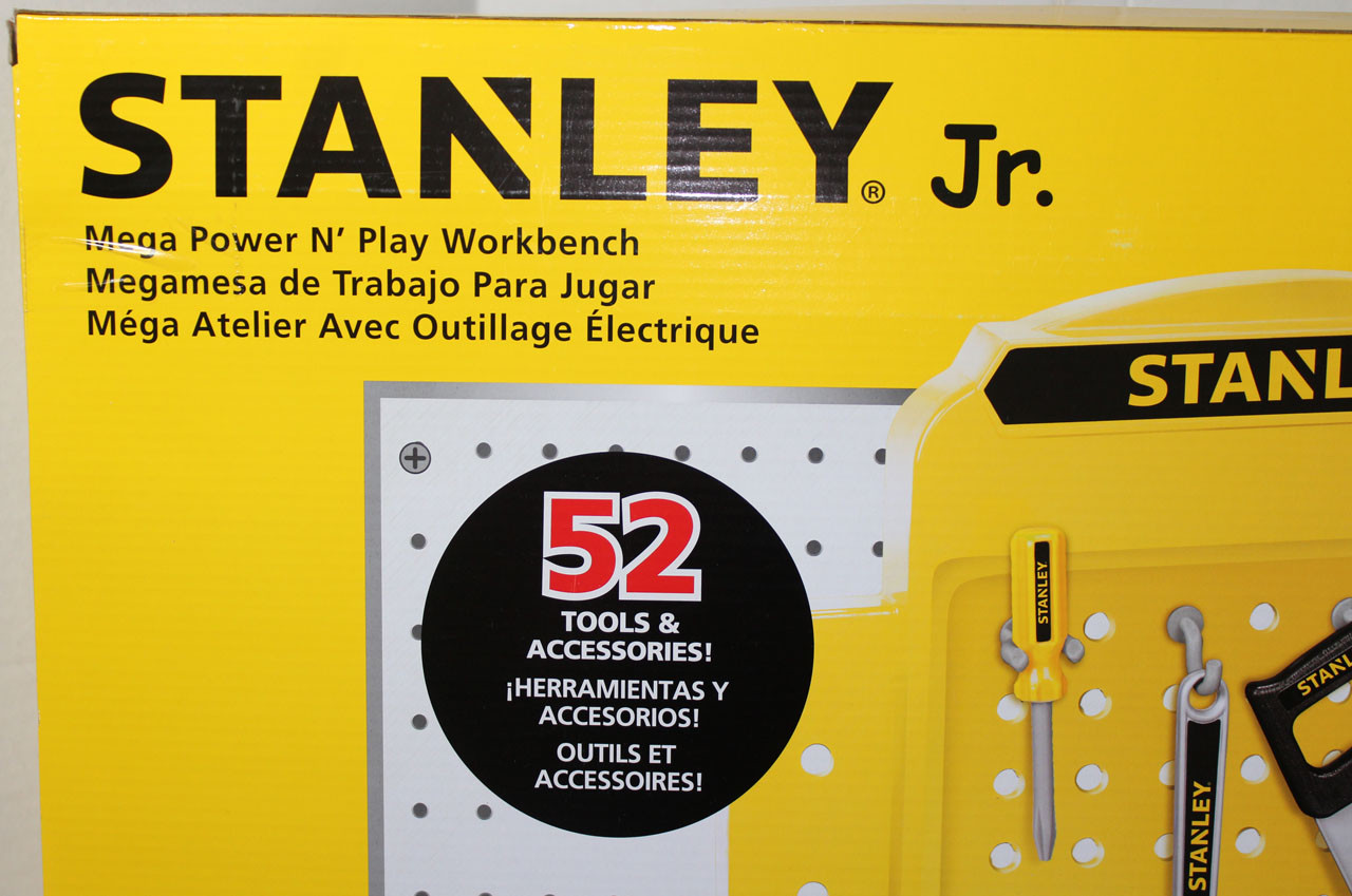 Stanley Jr MEGA POWER N PLAY WORKBENCH 52 Tools Accessories MITER SAW BRAND NEW