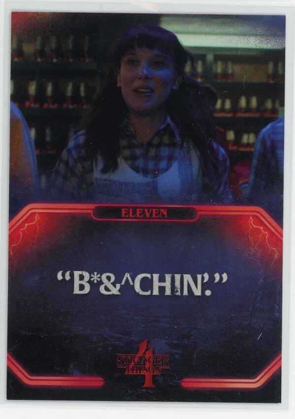 今ならほぼ即納！ Topps 2023 Zerocool Eleven Quotes 4 Season Things Stranger その他