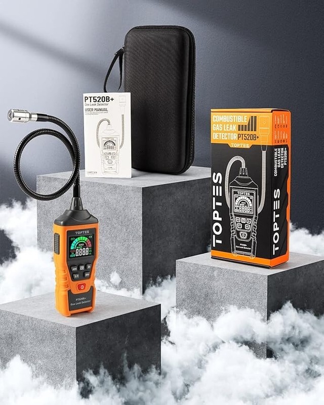 PT520B+Rechargeable Natural Gas Detector Gas Leak Detector with a 17-inch