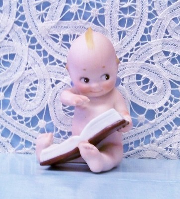 1915 Kewpie Reading Book  RARE Size 3  3/4'' Rose O'Neill Copyright  ~ Pristine