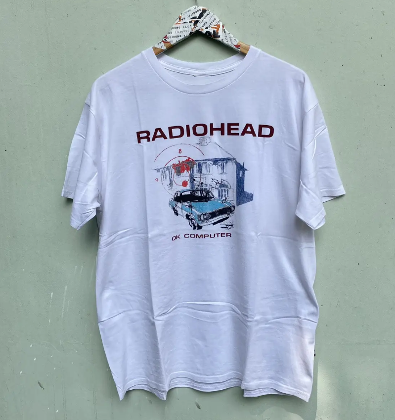 RADIOHEAD OK COMPUTER TOUR 97 T-SHIRT – Temple of Nostalgia