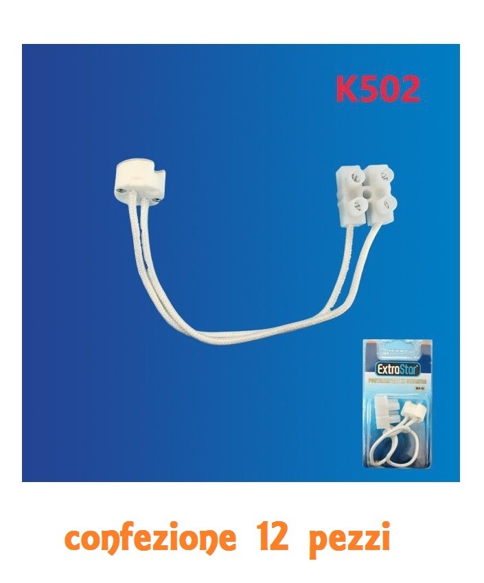 Set 12 Pezzi Portalampada Porta Lampadina Mr16 12V In Ceramica linq