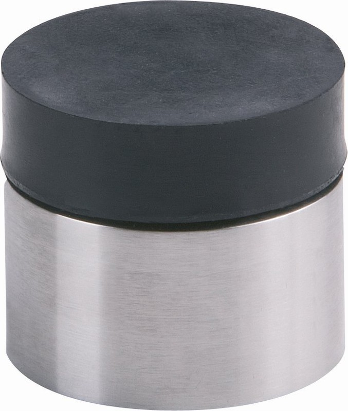 Butoir De Porte Mural Acier Inox Mat 30x27mm