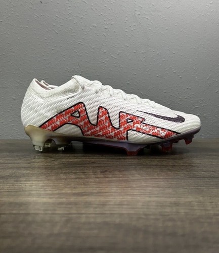 Pre-owned Nike Zoom Mercurial Vapor 15 Elite Fg “uptempo” (dj4978-101) Men's Size 4.5-10 In White Red