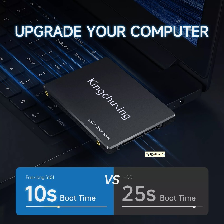 Kingchunxing 256GB Internal 2.5" SATA3 Solid state Drive SSD for Laptop Desktop
