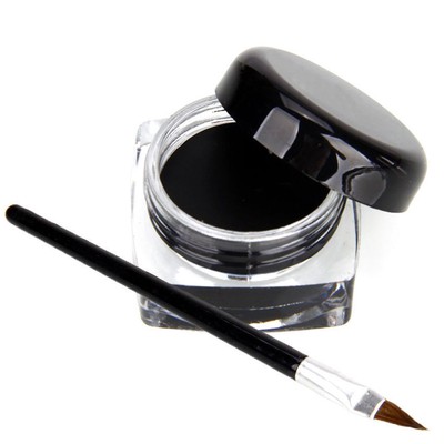 Pro Waterproof Eye Liner Liquid Eyeliner Shadow Gel Makeup Cosmetic+Brush ifca