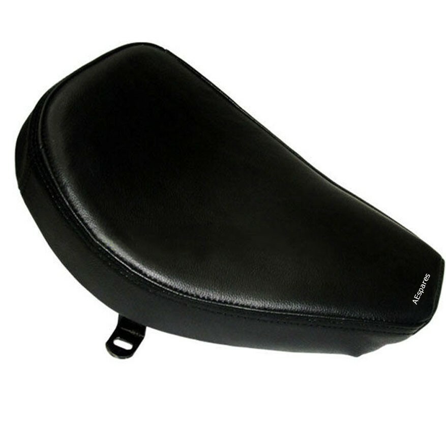 Front Solo Seat Leather For Norton Royal Enfield BSA Triumph Universal  