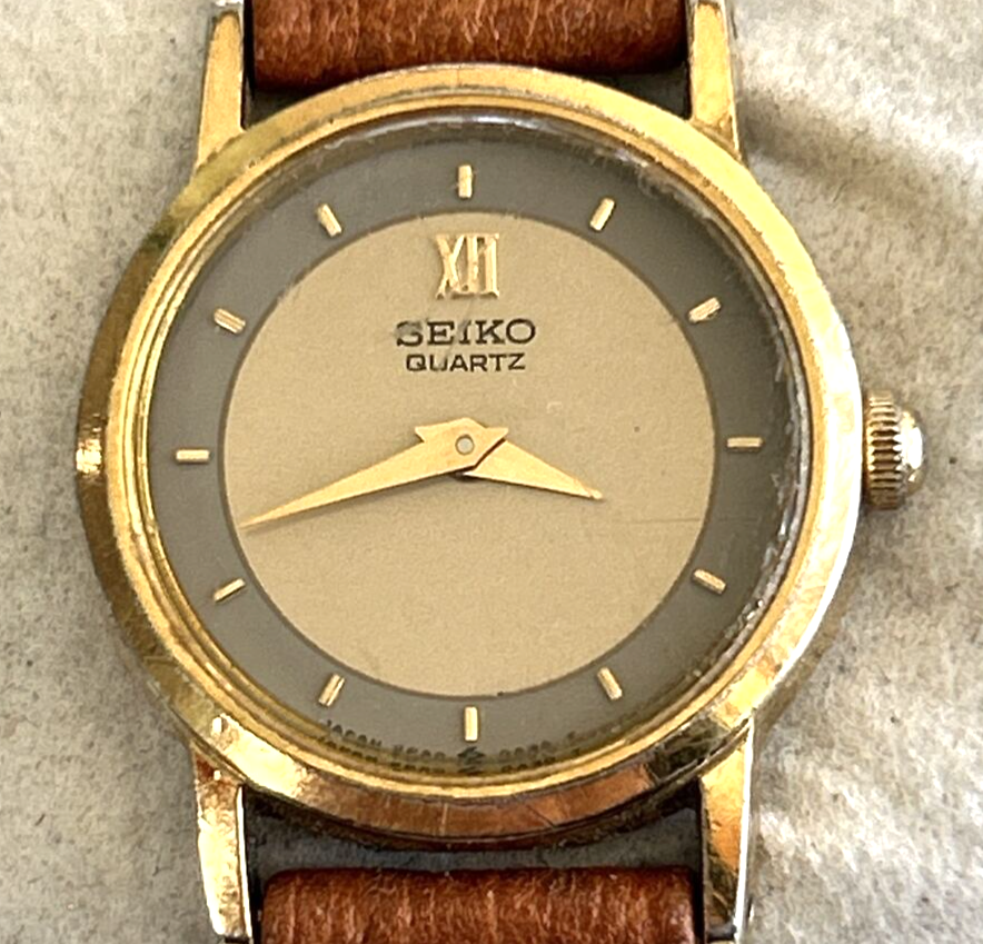 Seiko Vintage Women's 20mm Gold Tone Seiko Watch, 2P20-0A19