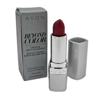 AVON BEYOND COLOR LIPSTICK SPF 15 SUSNCREEN. #MAD FOR MAUVE.