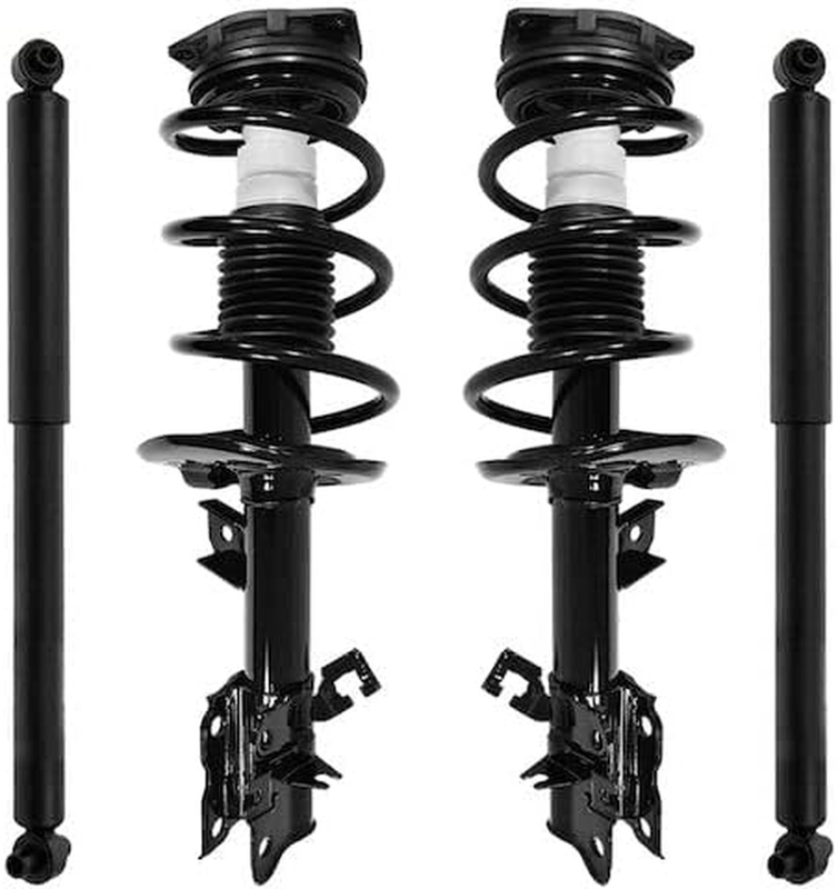Front Rear Suspension Strut Coil Spring Absorber for 2008-2012 Nissan Rogue