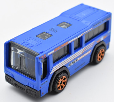 Matchbox Superfast FEP pré-série Test Run City Bus bleu. Préproduction. Prepro