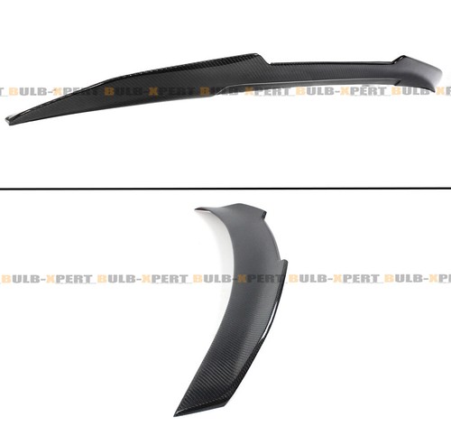 PSM STYLE HIGHKICK REAL CARBON FIBER TRUNK SPOILER WING FOR 10-16 AUDI S4 SEDAN