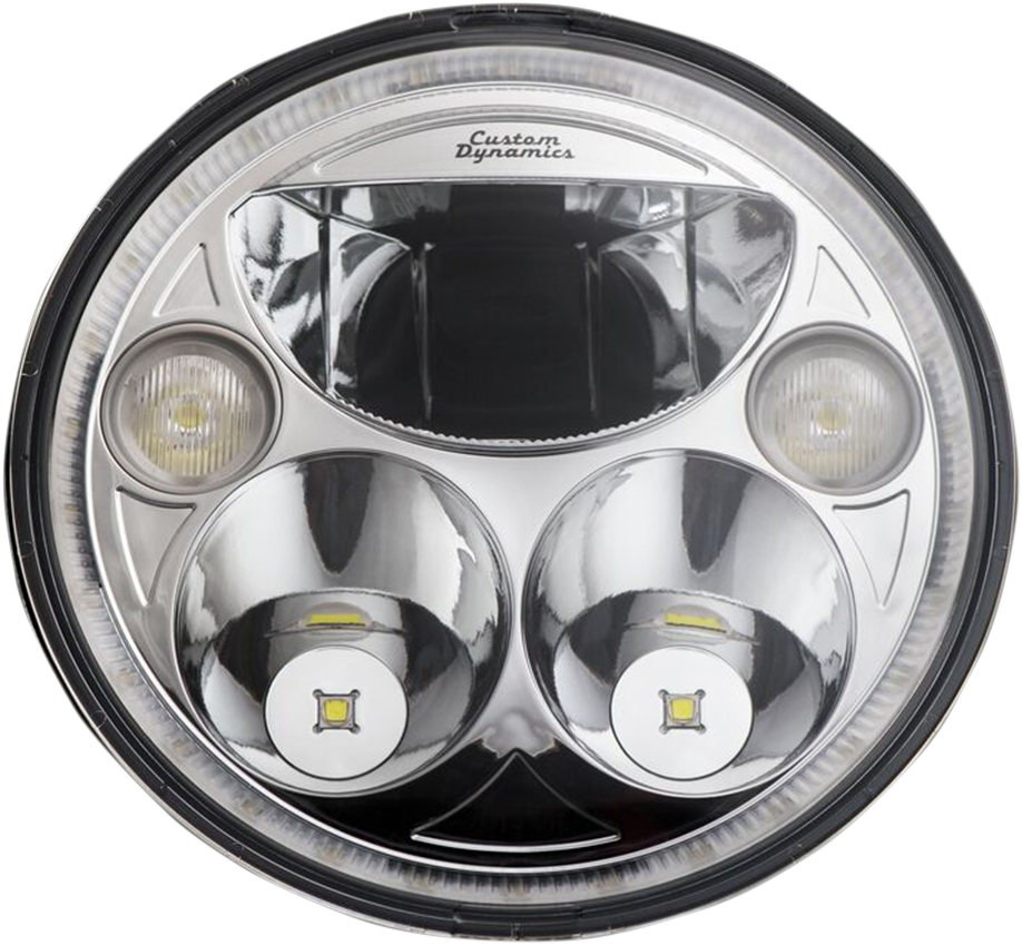 Led dynamics. Custom dynamics. drag specialties led headlight 7&quot; купить в москве.