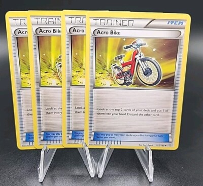4x XY Primal Clash #122/160 Acro Bike Pokemon Item Trainer Playset NM-MT 
