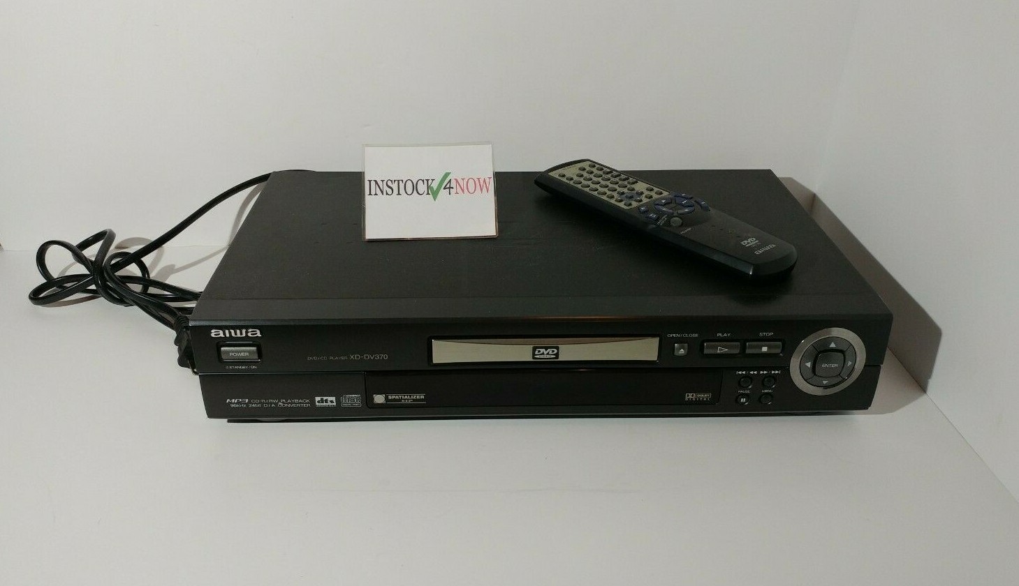 FOR PARTS ONLY ** AIWA XD DV370 CD / DVD PLAYER with remote FOR PARTS ONLY ** AIWA XD DV370 CD / DVD PLAYER with remote
