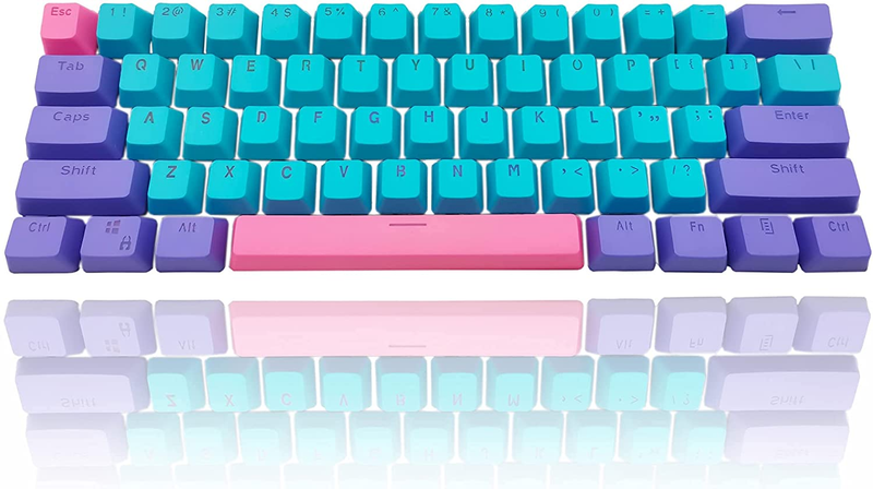 61 Keycaps 60 Percent, Ducky One 2 Mini Keycaps for Mechanical Keyboard OE