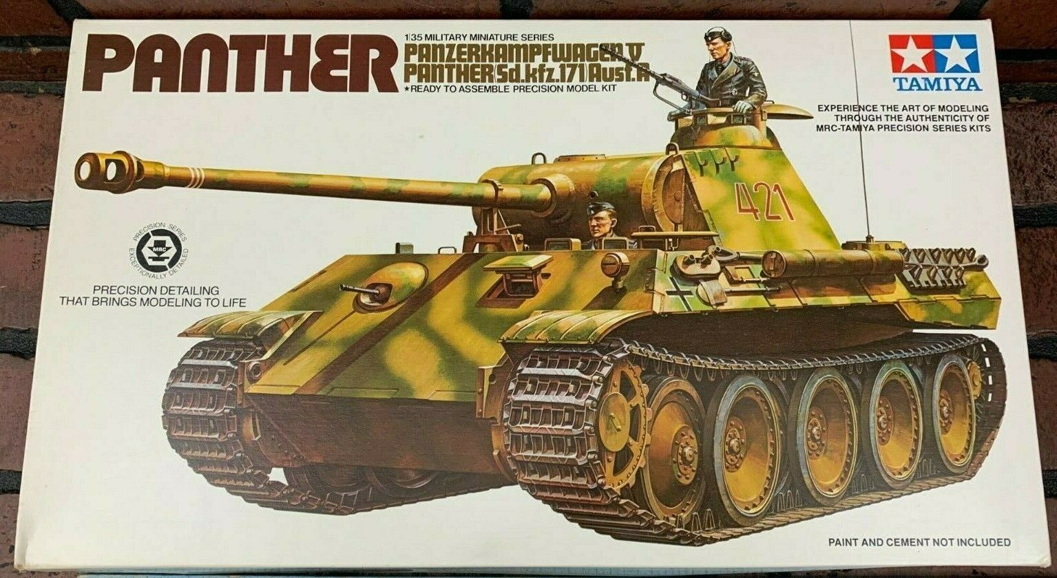 VINTAGE TAMIYA MODEL PANZERKAMPFWAGEN V PANTHER | eBay VINTAGE TAMIYA MODEL PANZERKAMPFWAGEN V PANTHER | eBay