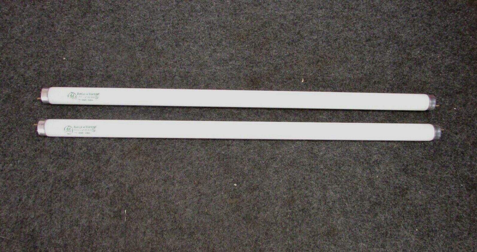 NOS! (2) GE ECOLUX W/ STARFCOAT FLUORESCENT LIGHT BULBS NOS! (2) GE ECOLUX W/ STARFCOAT FLUORESCENT LIGHT BULBS