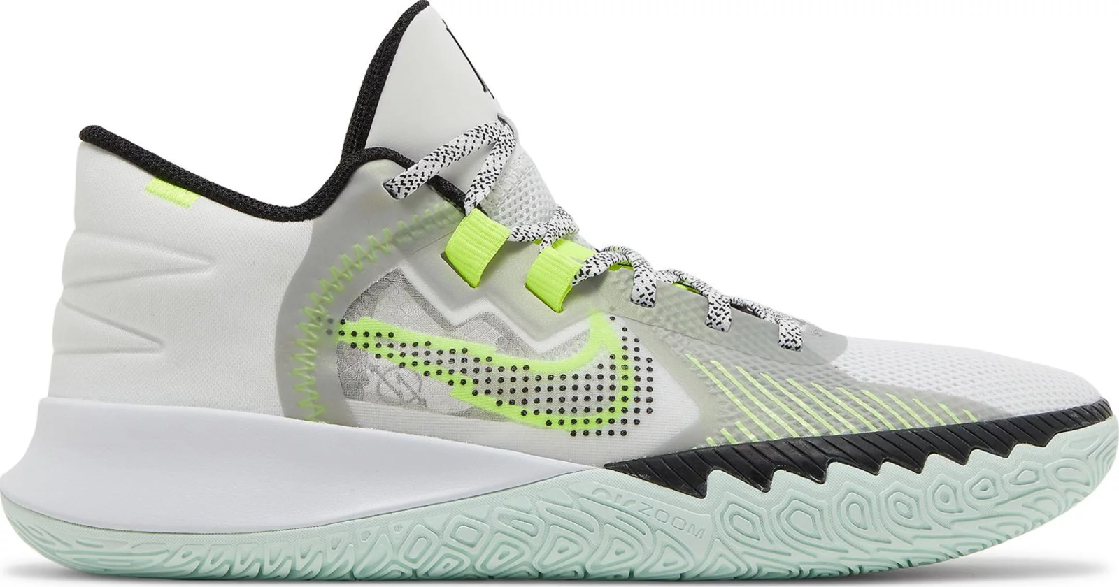 

Мужские кроссовки Nike Kyrie Flytrap 4 White Volt Green Black CZ4100-101 10,5, Белый, Nike Kyrie Flytrap